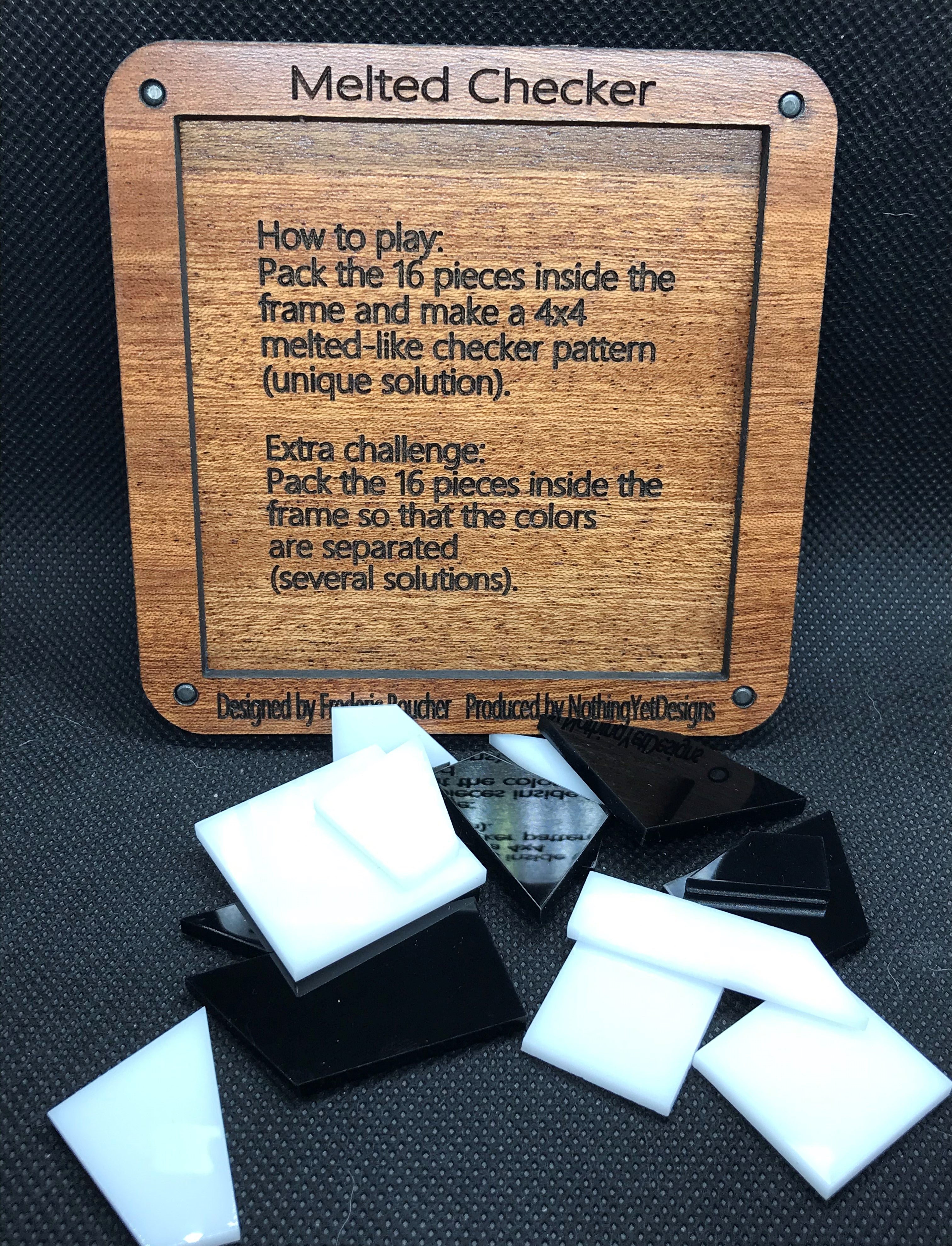 Melted Checker – NothingYet Designs